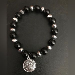 Sagittarius stretchy horoscope charm bracelet.